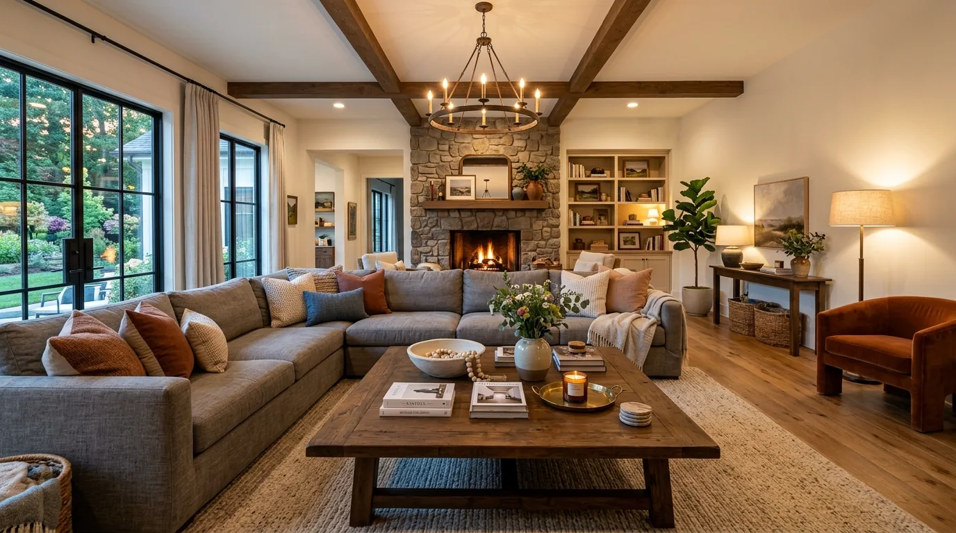 Leave enough knee and walking space